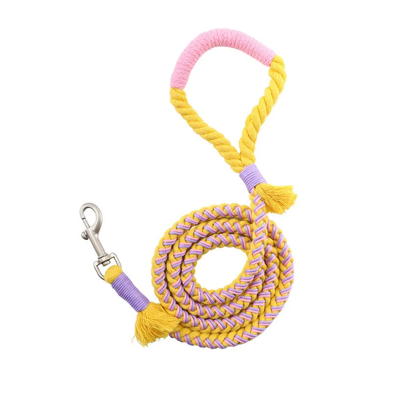 Rope Dog Leash made with Handcrafted Cotton