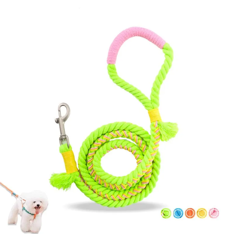 Rope Dog Leash made with Handcrafted Cotton