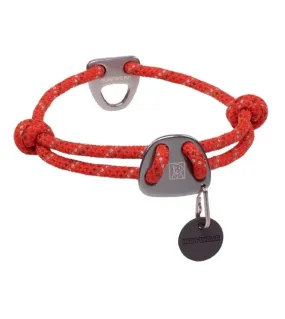 Ruffwear Knot-a-Collar™ Reflective Rope Dog Collar (Red Sumac)