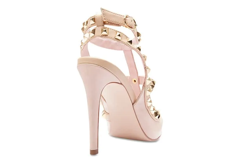 Saint Heel in Soft Pink Leather