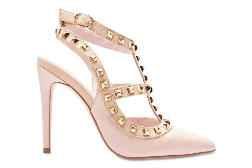 Saint Heel in Soft Pink Leather