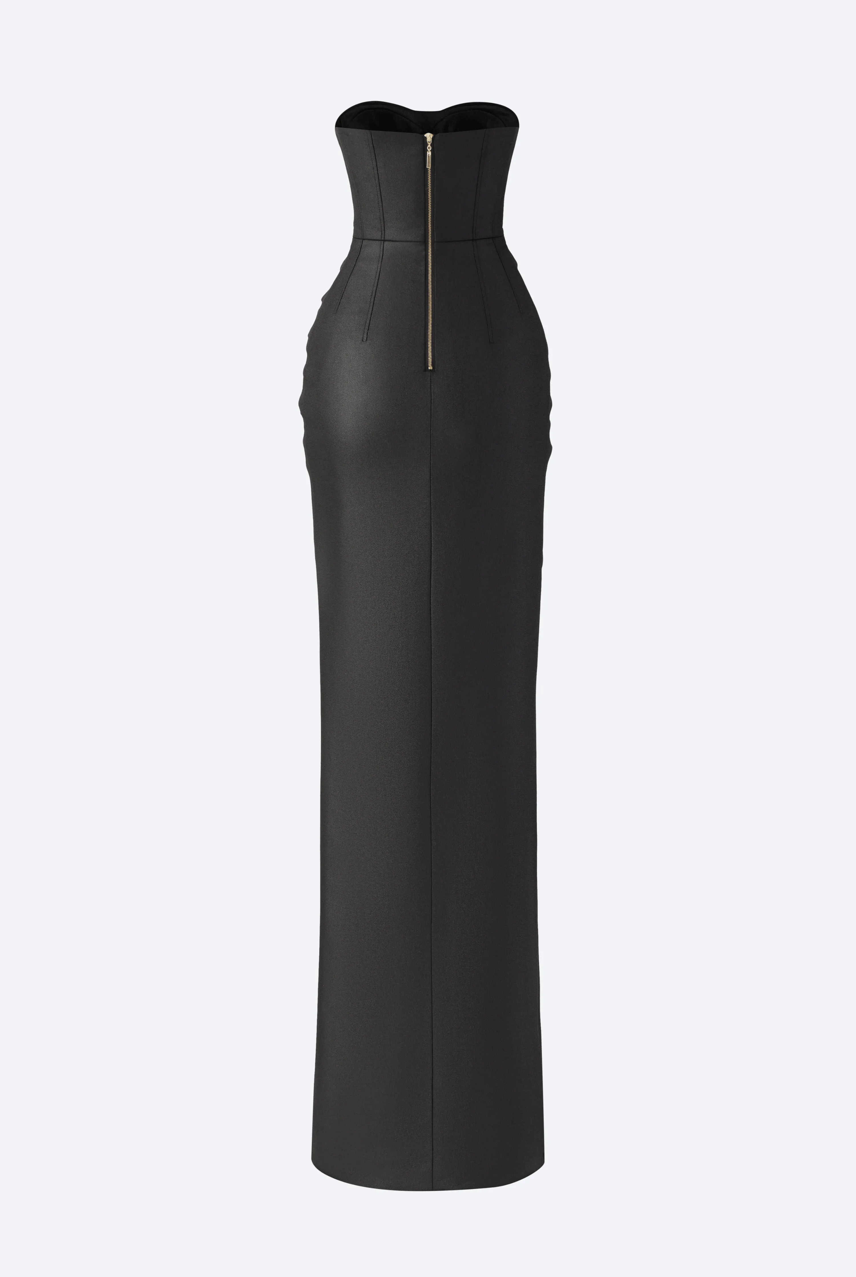 Strapless Knotted Bodycon Maxi Dress