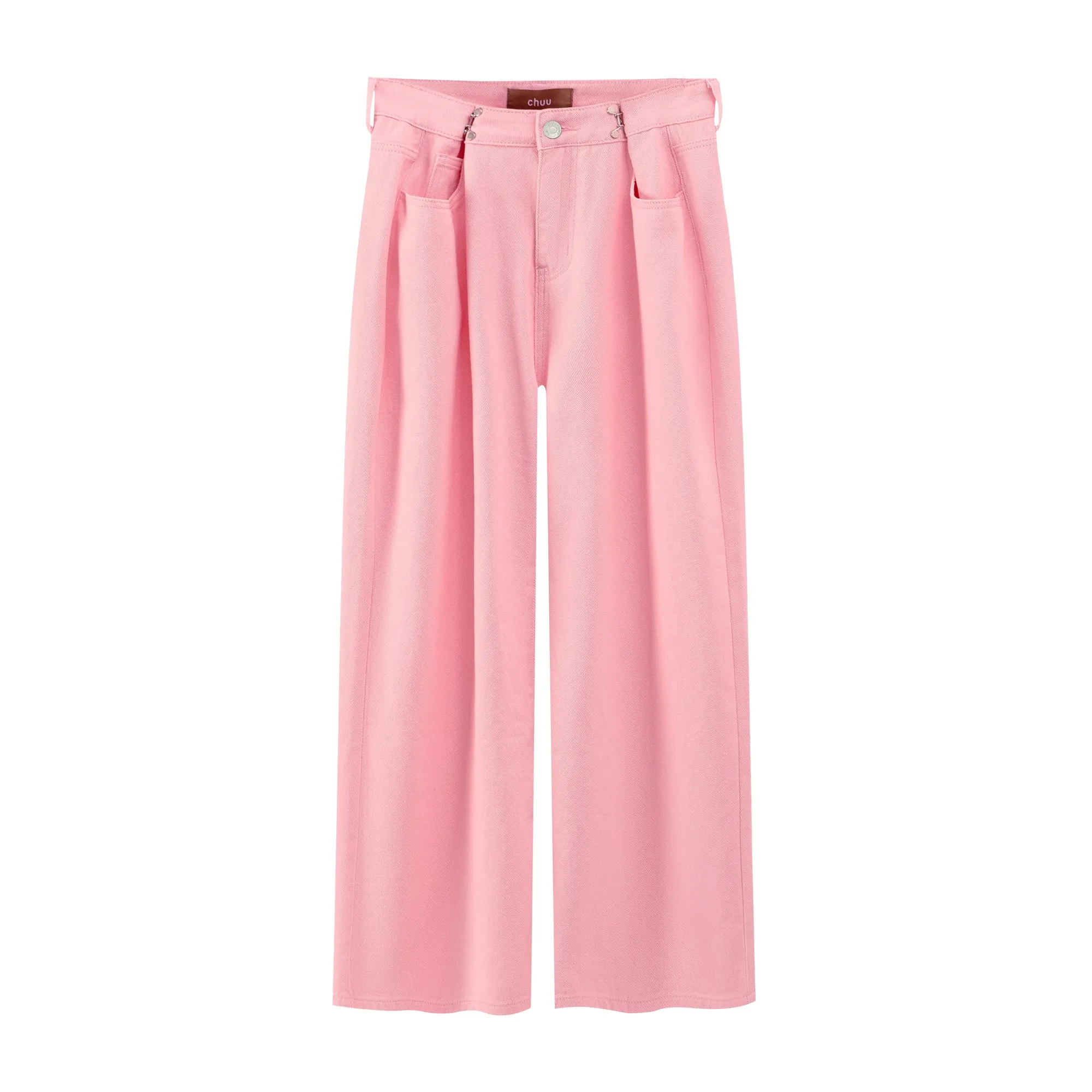 Summer Adjustable High Waist Wide Leg Pants