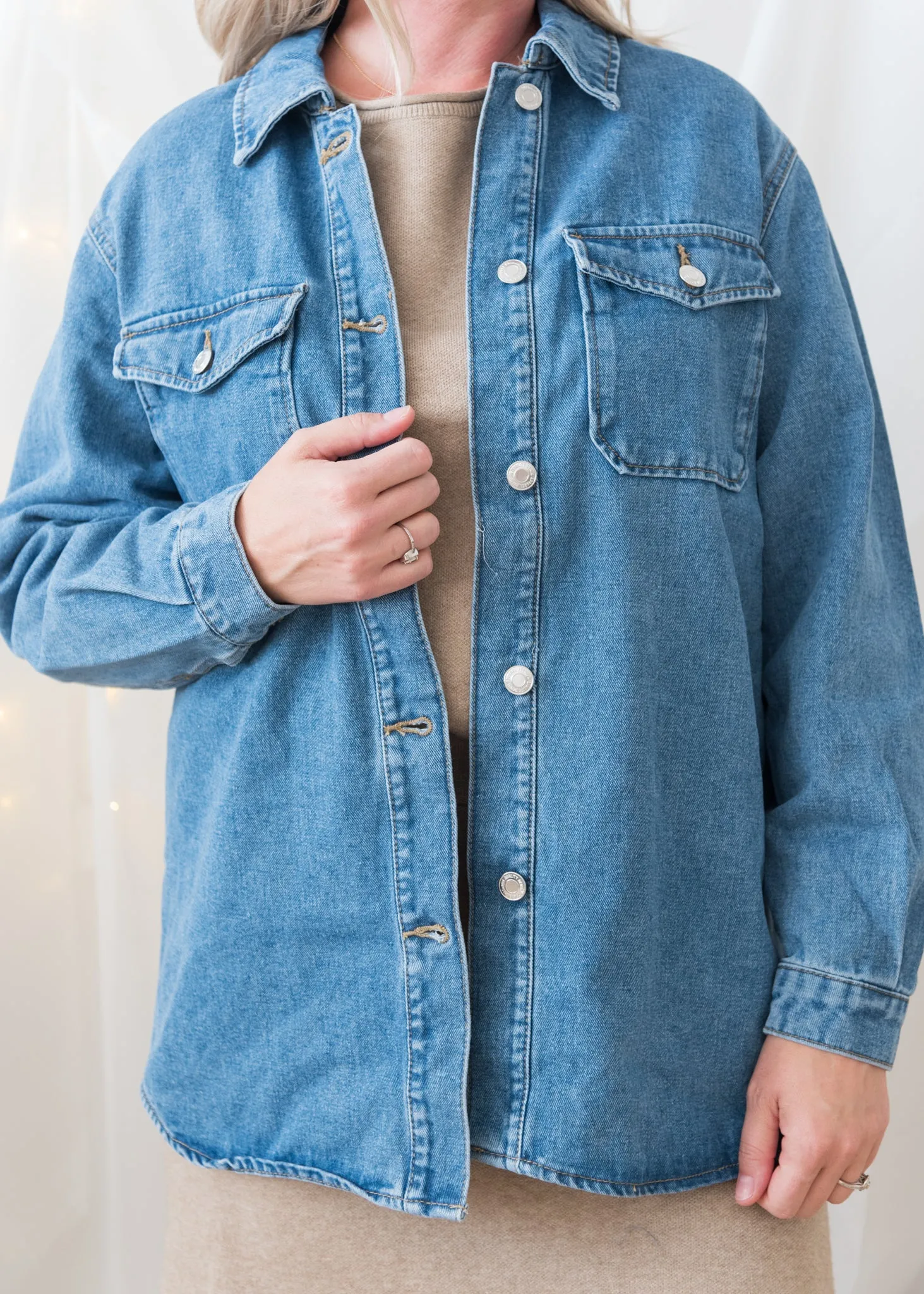 The Naya Oversized Denim Shirt