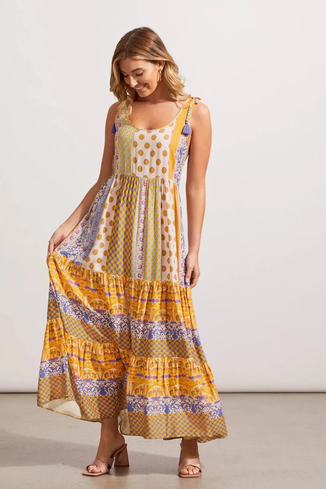 Tribal | Border Print Maxi Dress | Women's