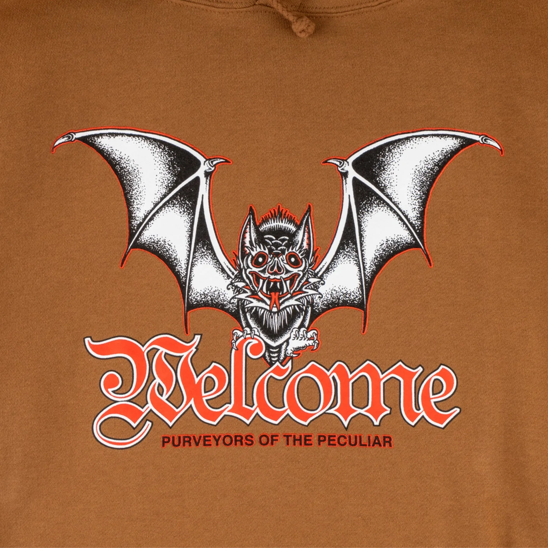 WELCOME - NOCTURNAL HOODIE BROWN